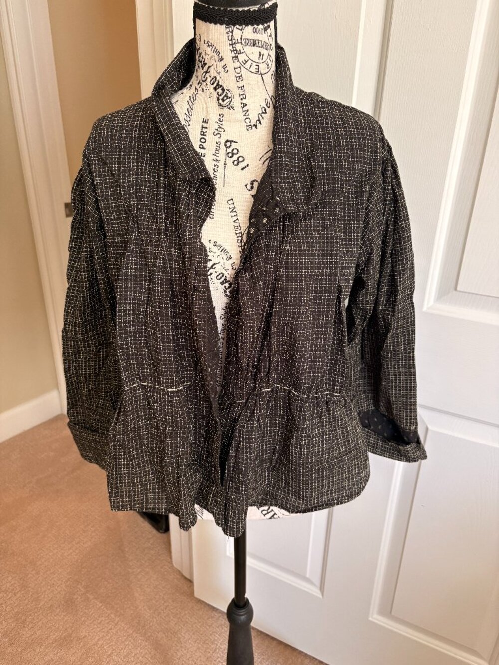 Magnolia Pearl Winslow Jacket #187 Carolina Check NWT